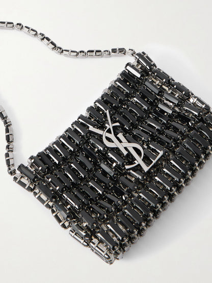 Crystal Evening Bag Mirror