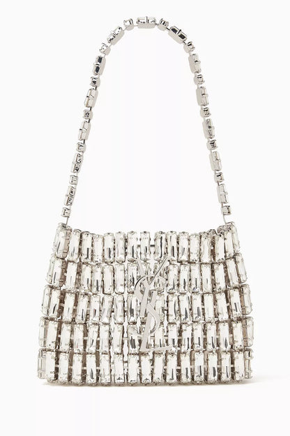 Crystal Evening Bag Mirror
