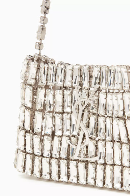 Crystal Evening Bag Mirror